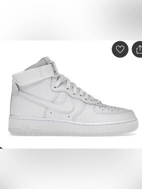 Nike Triple White High-Top Leather Sneaker